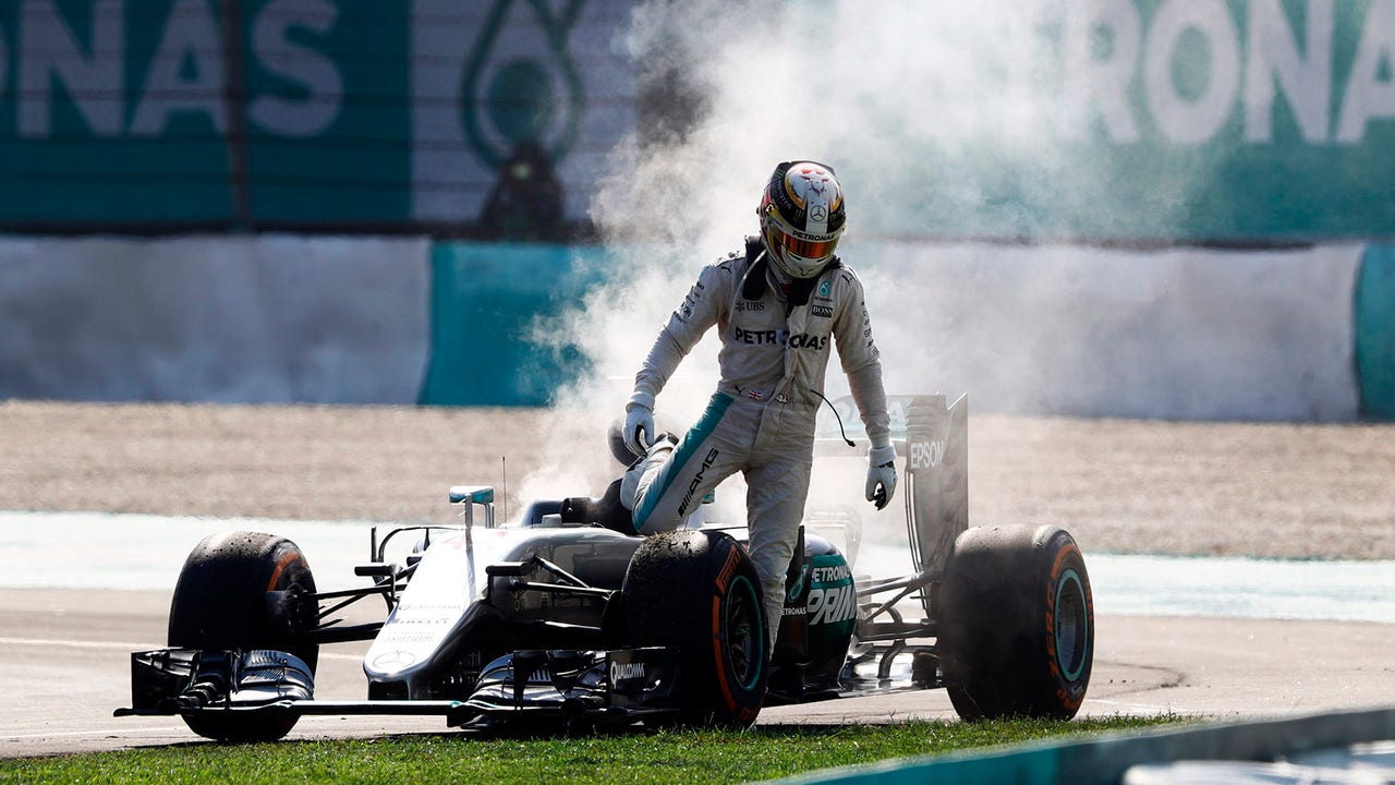 Hamilton believes a 'higher power' is intervening in title battle